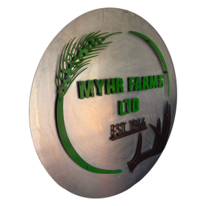 4ft Diameter - Round Custom Sign